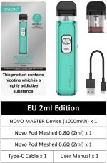 مشخصات پاد سیستم اسموک نوو مستر Smok Novo Master